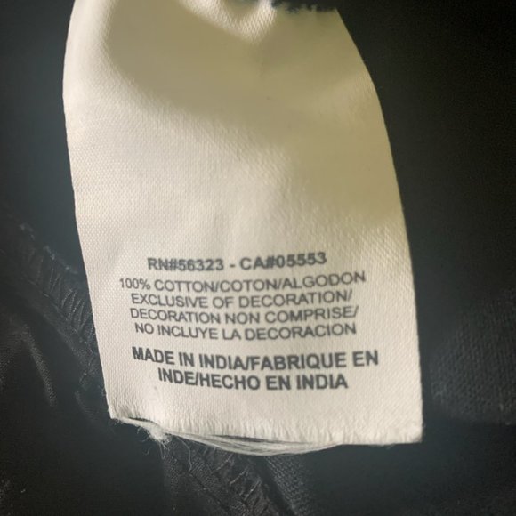 NIKE THE ATHLETIC DEPT. BLACK CHINO PANTS 10 M-EUC - Picture 7 of 7